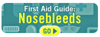 First Aid Guide Nosebleeds Go